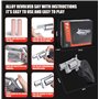 GLHYUOP Jouet Fidget Soft Bullet Guns,Style Revolver Pliage De L’Alliage Pistolet De Jet D’Obus 12 Balle Molle DéMarrable Jouets