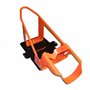 Lock N Load (Bk100 Orange/Noir Deluxe Moto Cale de Roue