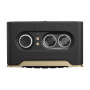 JBL Authentics 200 Enceinte Smart Home avec Wi-FI, Bluetooth et Assistants vocaux, Design rétro, Noire, Prise Britannique (Type 