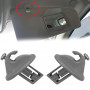 Twowinds - Crochet Pare-soleil Compatible avec Renault Clio Megane Scenic Laguna Twingo Espace Vel Satis Trafic Kangoo - Support