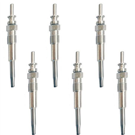 Twowinds - Bougie de Préchauffage Compatible avec BMW E46 E53 E60 E61 E63 E64 E65 E83 E91 E92-12237786869 - Chauffage (6 pièces)