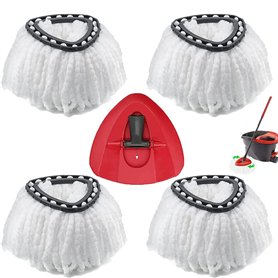 Lot de 4 Têtes de rechange pour Vileda serpillère rotative
