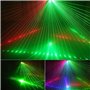 OKUGAIYA Projecteur de fête sur scène 6 canaux LED Disco Lights DJ Disco Lights éclairage de scène activé par Le Son 50W RGBW DM