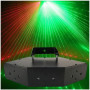 OKUGAIYA Projecteur de fête sur scène 6 canaux LED Disco Lights DJ Disco Lights éclairage de scène activé par Le Son 50W RGBW DM