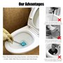 LYPULIGHT Déboucheur Ventouse Toilettes Dredge Tuyau conçu pour Syphon-Type, Puissance Nettoyage WC, Déboucheur Manche Acier Ino