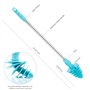 LYPULIGHT Déboucheur Ventouse Toilettes Dredge Tuyau conçu pour Syphon-Type, Puissance Nettoyage WC, Déboucheur Manche Acier Ino