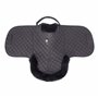 Merauno Lamb Skin GP/Jumping Half Lined Numnah Tapis de selle en peau d'agneau Noir (D)