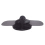 Merauno Lamb Skin GP/Jumping Half Lined Numnah Tapis de selle en peau d'agneau Noir (D)