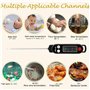 MEKUULA Thermometre de Cuisine Digital Thermomètre Alimentaire Longue Sonde Instantanée 5 Secondes LCD Large Ecran Thermomètre p