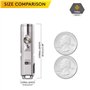 RovyVon Aurora A4 Pro Lampe torche porte-clés en titane 650 lumens alimentée par batterie rechargeable, lampe de poche EDC de qu