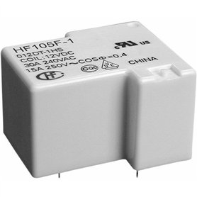 Hongfa HF105F-1/240AT-1ZST (136) Relais pour Circuits imprimés 240 V/AC 20 A 1 inverseur (RT) 1 pc(s)