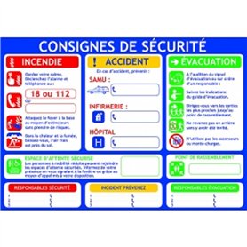 PREV Consigne de sécurité