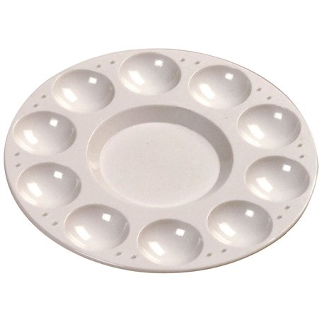 Lefranc Bourgeois Palette Plastique Ronde 10 Alvéoles
