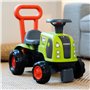 FALK - Porteur Tracteur Claas avec Barre Ergonomique d'aide à la Marche - Dès 12 Mois - 90% de Plastique recyclé - Fabriqué en F