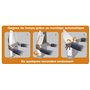 Elba Lot de 20 Boîtes Archives Automatiques en Carton Dos 20 cm Gris 400064977