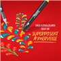 Sharpie Marqueurs Créatifs feutres acrylique | Pointe pinceau | Feutres de coloriage adulte à base d’eau idéal pour coloriage my