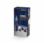 BaByliss Super-X Metal Series Tondeuse de nez, oreilles et sourcils pour homme, kit de toilettage, cadeaux pour homme (doré/bleu