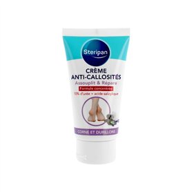 Steripan - Crème Anti-Callosités - Assouplit et Répare - Formule Concentrée - 10% d'Urée + Acide Salicylique - Corne et Durillon