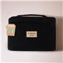 La Fabrique Green - Vanity en Coton Biologique - Grand format - Trousse de voyage - Trousse de Beauté Semi-Rigide - Rangement d'