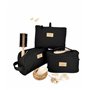 La Fabrique Green - Vanity en Coton Biologique - Grand format - Trousse de voyage - Trousse de Beauté Semi-Rigide - Rangement d'