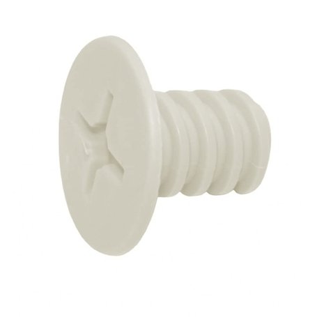 Smoby Pièce de rechange I1702002 Lot de 8 vis beiges avec filetage extérieur pour maisons de jeu Smoby cuisines