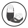 Smoby - Protège-Chaussures - Ajustables du 21 au 27 - Balades en Porteur ou Draisienne - Extérieur et Intérieur - A Partir de 12