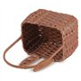 MRTURK Panier Picnic Woven Basket Storage Box Spring Picnic Basket Basket Sundry Storage Box with Handle Fruit Organizer