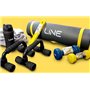 POIDS 1X1KG - HALTERE MUSCULATION - HALTERE MUSCULATION UNISEXE - LINE, Noir