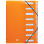Elba Trieur A4 Assortis Lot de 12
