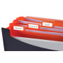 Elba 400065631 For Students Trieur extensible à soufflets 8 compartiments polypropylène opaque A4 Couleurs Aléatoires
