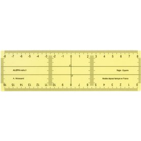 ALEPH - Règle-Equerre petit modèle 16cm