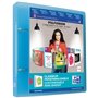 OXFORD Classeur Polyvision 17x22 Dos 40mm 2 Anneaux Ronds Couverture Polypro Translucide Coloris Assortis