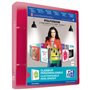 OXFORD Classeur Polyvision 17x22 Dos 40mm 2 Anneaux Ronds Couverture Polypro Translucide Coloris Assortis