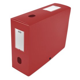 Elba 400094577 Boîte de classement à monter dos 100 mm polypropylène opaque 24 x 32 cm Rouge
