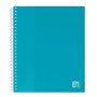 OXFORD Protège-Documents à Spirale School Life A5 80 vues / 40 Pochettes Couverture Polypro Coloris Toniques