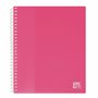 OXFORD Protège-Documents à Spirale School Life A5 80 vues / 40 Pochettes Couverture Polypro Coloris Toniques