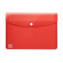 Oxford Lot de 5 pochettes en plastique transparent A6 5 couleurs