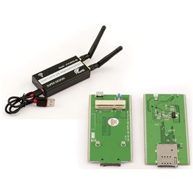 KALEA-INFORMATIQUE Adaptateur MiniPCIe vers USB pour Module WWAN LTE (mPCIe Type USB) avec Support Carte SIM Compatible 3G 4G
