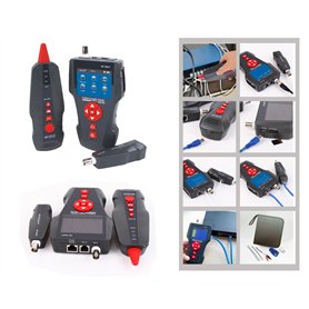 KALEA-INFORMATIQUE Testeur Professionnel pour câble réseau RJ45 RJ11 USB BNC. Pour : Mesure