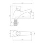 ROUSSEAU 4055585 Temporisé, Robinet Lavabo Mitigeur Chromé, Chrom&ampeacute