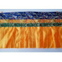 BULINO Drapeaux tibétains, Nappe Bouddhiste, 1m, Style Ethnique tibétain, décoration de Salle de Bouddha, Jupe Murale entourant 