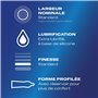 Durex - Lot de 3 boîtes de Préservatifs - Pleasure Me x12 - Feeling Extra x12 - Classic Jeans x12