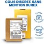 DUREX Lot de 3 Préservatifs Nude sans latex Sensation Peau contre Peau - Boîte de 8