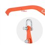 Oxeo Pince forestière capacité 1000 kg - pour Troncs Max. 700 mm - Pince de Levage 2 mandrins de Serrage - Force 1 Tonne - poign