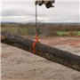 Oxeo Pince forestière capacité 1000 kg - pour Troncs Max. 700 mm - Pince de Levage 2 mandrins de Serrage - Force 1 Tonne - poign