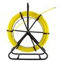 Aiguille tire fil sur dévidoir - 6mm - longueur 100m - Tire câble électricien Fibre de verre