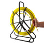 Aiguille tire fil sur dévidoir - 6mm - longueur 100m - Tire câble électricien Fibre de verre
