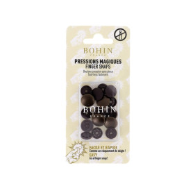Bohin Boutons Pressions métal sans Pince 14mm cuivre