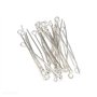 Imagine Perles - Lot 250 Clous tête ronde 25 mm argenté