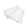 Imagine Perles - Lot 250 Clous tête ronde 25 mm argenté